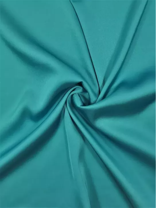 satyna 👗materiał delikatny na sukienkę błękit morski ✂ YardTkaniny ✂