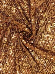 Prosty cekin 👗 materiał miedziany cekiny sukienka ✂YardTkaniny✂