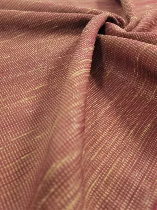 Tkanina  👗 materiał zasłonowy w paski pomarańczowy ✂ YardTkaniny ✂