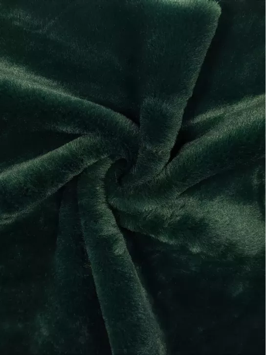 Tkanina futro👗 sztuczny miś zieleń na bezrękawnik ✂ YardTkaniny ✂