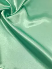 Satyna 👗 z lycra ciemny mięta na wizytową sukienkę  ✂ YardTkaniny ✂