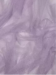 Tiul 👗 siatka lawenda z brokatem błysk na sukienki ✂ YardTkaniny ✂