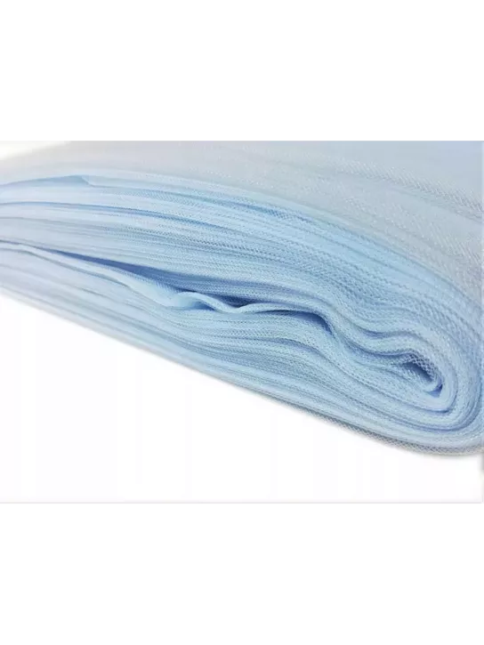 TIUL miękki - błękitny BELKA 3m X 50m