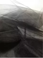 TIUL miękki - czarny BELKA 3m X 50m