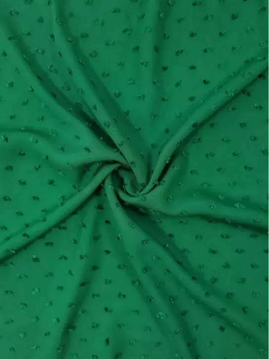 Wiskoza Plumeti 👗zielona tkanina sukienkowa przewiewna ✂ YardTkaniny ✂