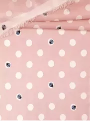 Szyfon👗 delikatna tkanina na sukienkę pastelowy róż  ✂ YardTkaniny ✂
