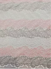 Koronka - kwiaty w pastelach
