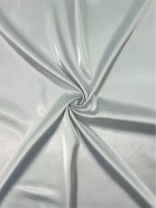 Satyna 👗z lycra jasne srebro na wizytową sukienkę  ✂ YardTkaniny ✂