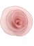 Róża 3d à la broszka - średnia pudrowy róż