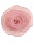 Róża 3d à la broszka - duża pudrowy róż