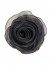 Róża 3d à la broszka - duża czarna