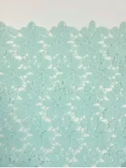 Koronka 👗 gipiura niebieska w kwiaty na sukienkę ✂ YardTkaniny ✂