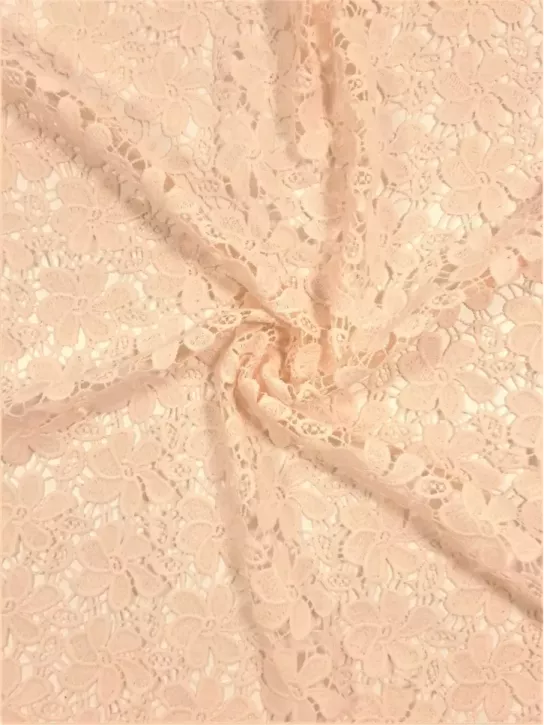 Koronka 👗 gipiura niebieska w kwiaty na sukienkę ✂ YardTkaniny ✂