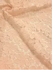 Koronka 👗 gipiura niebieska w kwiaty na sukienkę ✂ YardTkaniny ✂