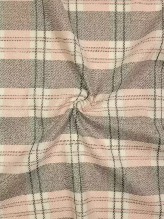 Tkanina krata 👗 różowa na spódnice  ✂ YardTkaniny ✂