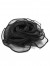 Kwiat róża 3d à la broszka - czarny