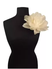 Kwiaty 3d 👗 hoker na szyje dodatek do sukienki ✂ YardTkaniny ✂
