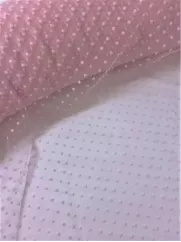 Tiul Kropki 👗 dodatek do sukienki w groszki brudny róż ✂ YardTkaniny✂