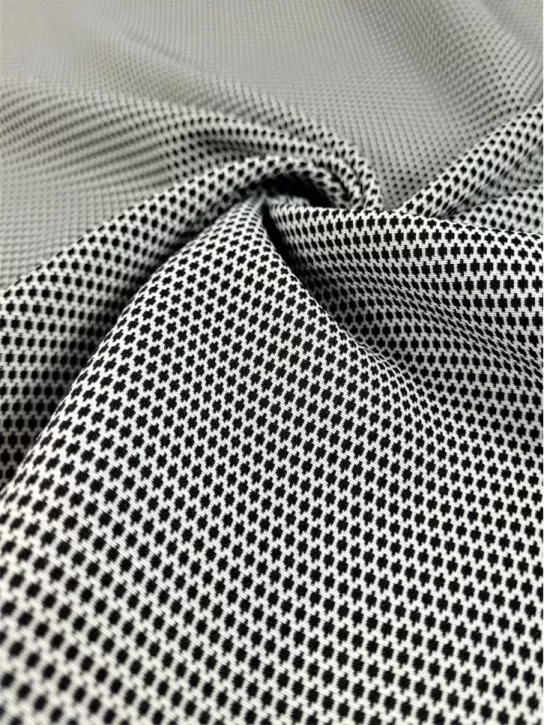 Tkanina sukienkowa - geometryczny wzór