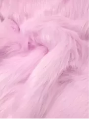 Sztuczne futro👗 futerko na brode fursuit liliowy róż ✂ YardTkaniny ✂