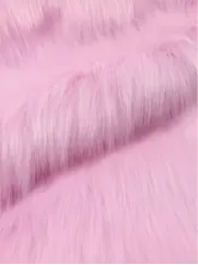 Sztuczne futro👗 futerko na brode fursuit liliowy róż ✂ YardTkaniny ✂