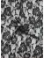 Koronka elastyczna Camilla - czarne kwiaty