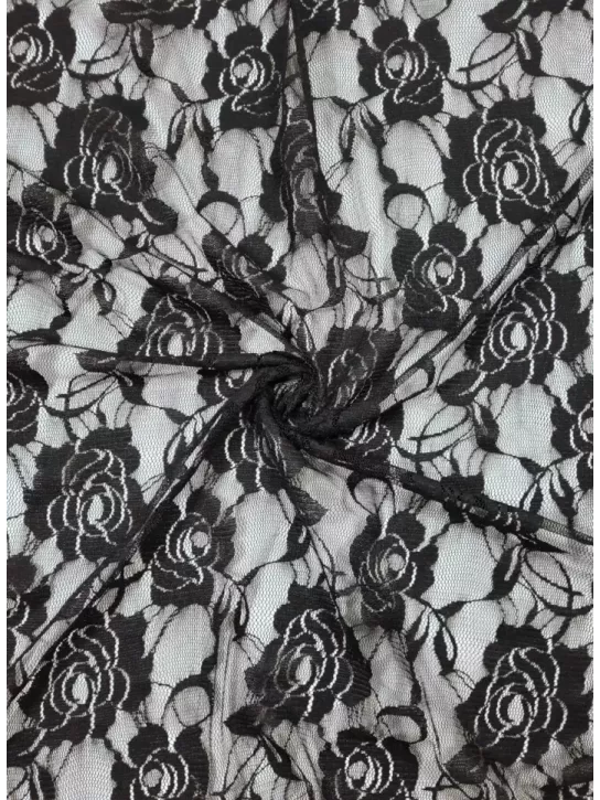 Koronka 👗 gipiura czarna na sukienkę ✂ YardTkaniny ✂