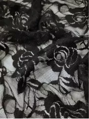 Koronka 👗 gipiura czarna na sukienkę ✂ YardTkaniny ✂