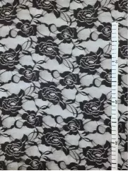 Koronka 👗 gipiura czarna na sukienkę ✂ YardTkaniny ✂