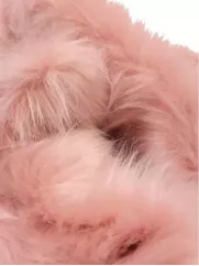 Sztuczne futro👗 futerko na brode fursuit puder róż ✂ YardTkaniny ✂