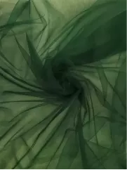 TIUL miękki - butelkowa zieleń BELKA 3m X 50m