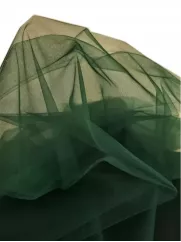 TIUL miękki - butelkowa zieleń BELKA 3m X 50m