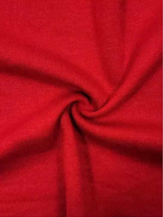Dzianina👗 sweterkowa materiał na sukienkę czerwony  ✂ YardTkaniny ✂
