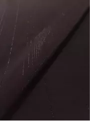 Tkanina na spodnie - błyszczące pasy brąz