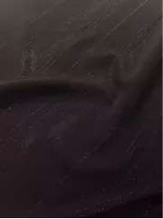 Tkanina na spodnie - błyszczące pasy brąz