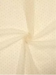 Tiul flok Kropki 👗 dodatek do sukienki w groszki jasny beż ✂ YardTkaniny✂