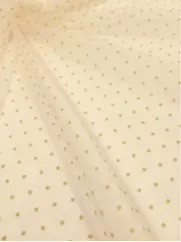 Tiul flok Kropki 👗 dodatek do sukienki w groszki jasny beż ✂ YardTkaniny✂