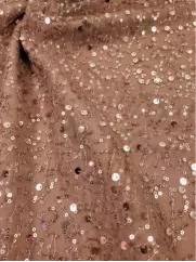 Siatka cekin👗 tkanina na sukienkę złoto błysk ✂ YardTkaniny ✂