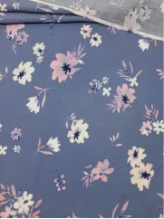 Tkanina wiskoza 👗 materiał na sukienkę w kwiaty róż ✂ YardTkaniny ✂