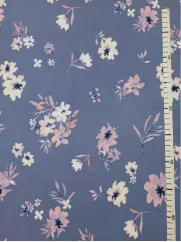 Tkanina wiskoza 👗 materiał na sukienkę w kwiaty róż ✂ YardTkaniny ✂
