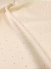 Satyna błysk👗 wyjątkowy materiał sukienkowy szampan  ✂ YardTkaniny ✂