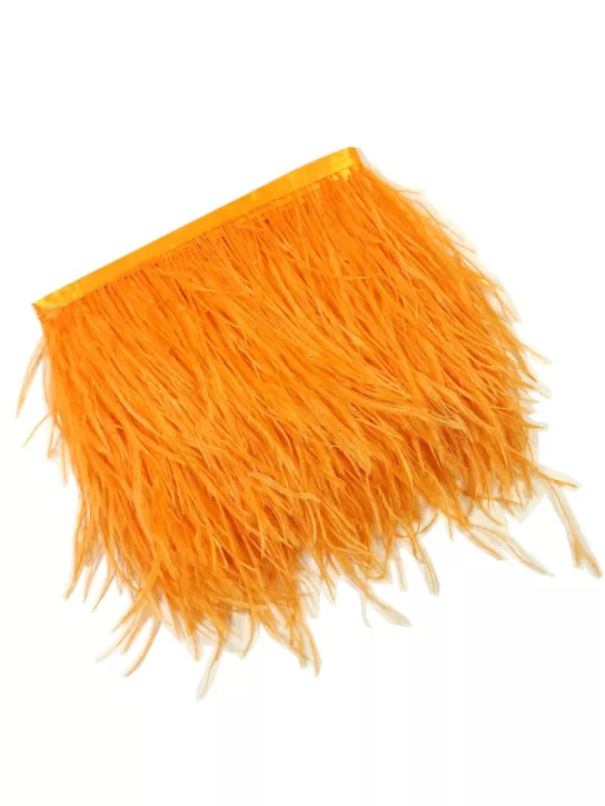 Strusia pióra 👗 dodatek do sukienki wieczorowej ✂ YardTkaniny ✂