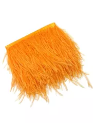 Strusia pióra 👗 dodatek do sukienki wieczorowej ✂ YardTkaniny ✂