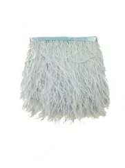 Strusia pióra 👗 dodatek do sukienki wieczorowej ✂ YardTkaniny ✂