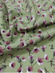 Tkanina wiskoza 👗 na sukienkę materiał w kwiatki ✂ YardTkaniny ✂