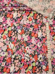 Tkanina wiskoza 👗 na sukienkę materiał w kwiatki ✂ YardTkaniny ✂