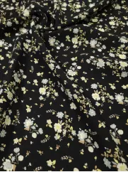 Tkanina wiskoza 👗 na sukienkę materiał w kwiatki ✂ YardTkaniny ✂