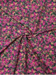 Tkanina wiskoza 👗 na sukienkę materiał w kwiatki ✂ YardTkaniny ✂
