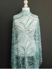 Koronka 👗 gipiura czarna w kwiaty na sukienkę ✂ YardTkaniny ✂