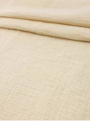 Muślin bawełniany👗naturalny materiał naturalny beż ✂YardTkaniny ✂